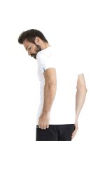 Team Panel Erkek Beyaz Günlük Stil T-Shirt 004899100