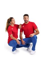 Team Panel Unisex Kırmızı Günlük Stil T-Shirt 004899400