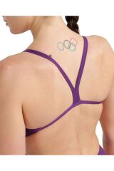 WOMEN'S TEAM SWIMSUIT CHALLENGE SOLID Mor Kadın Mayo