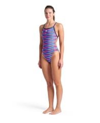WOMEN'S ARENA RACING STRIPE SWIMSUIT XCRISS CROS KADIN YÜZÜCÜ MAYOSU