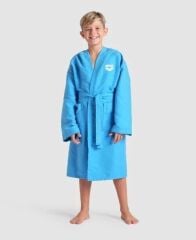 ZEAL JR ROBE/TURQUOISE-WHITE ÇOCUK BORNOZU