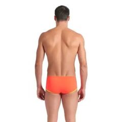 MENS ARENA ONE LOW WAIST SHORT BIGLOGO/BRIGHT CORAL-SOFT GREEN ERKEK YÜZÜCÜ MAYOSU