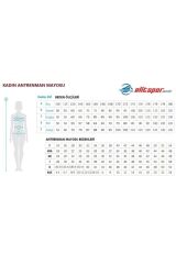 Printed Full Body Kadın Siyah Yüzücü Mayosu 007909500 38