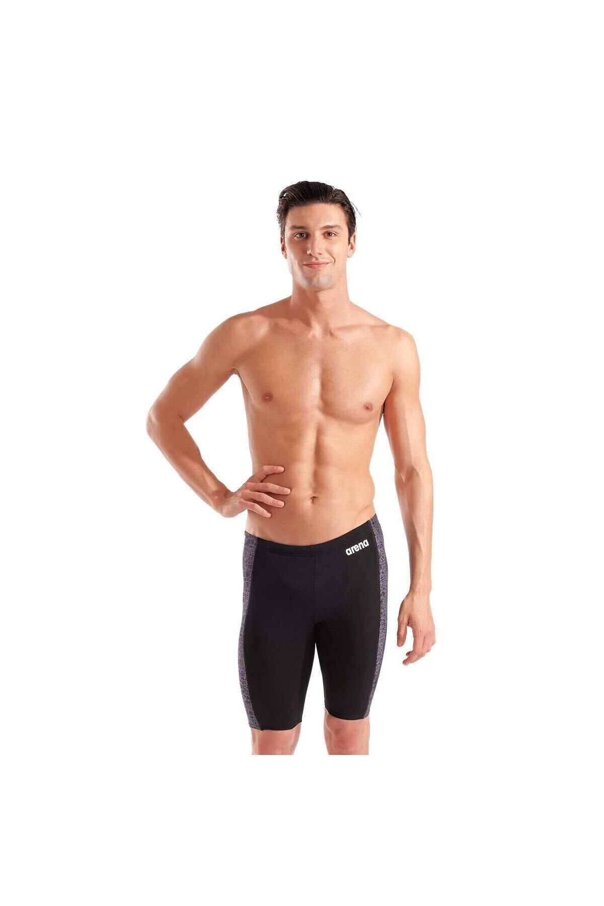 Snakeskin Swim Jammer Erkek Siyah Yüzücü Mayosu 010161500 85 CM (BEL ÖLÇÜSÜ)