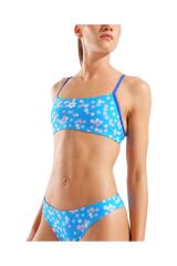 Flowers Bikini Bandeau Kadın Bikini 34
