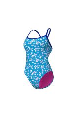 Flowers Swimsuit Challenge Back Kadın Mayo 34