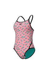 Dices Swimsuit Super Fly Back Kadın Pembe Yüzücü Mayosu 009464950 40