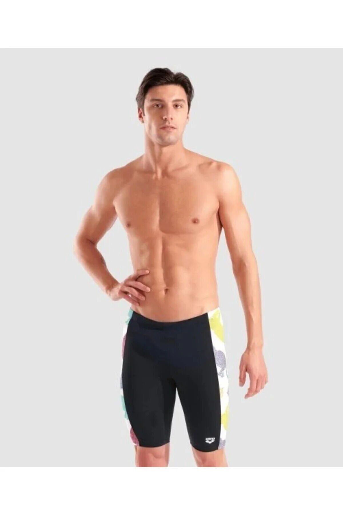 MEN'S IN THE WILD SWIM JAMMER/BLACK-WHITE-MU 65 CM (BEL ÖLÇÜSÜ)
