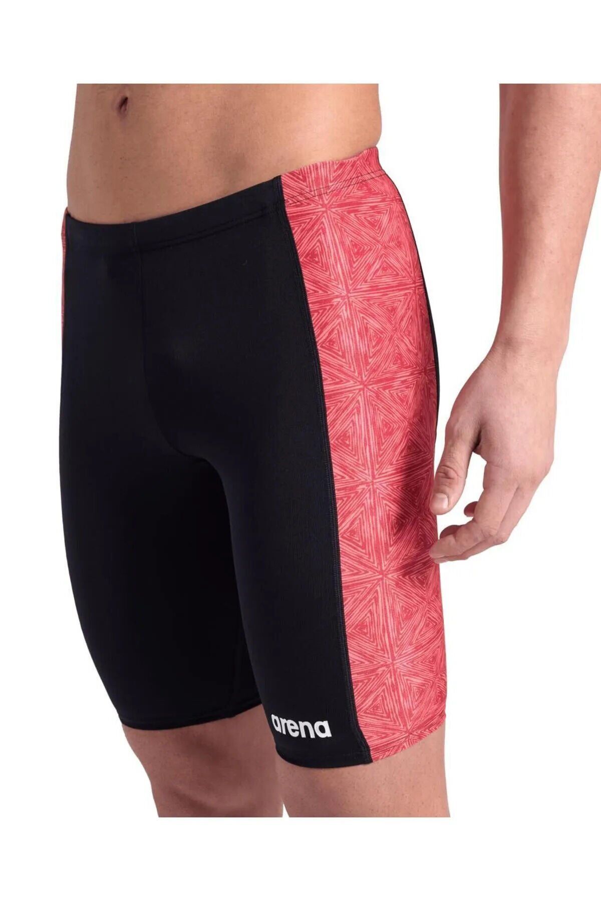 MENS ARENA ABSTRACT TILES SWIM JAMMER/BLACK 90 CM (BEL ÖLÇÜSÜ)