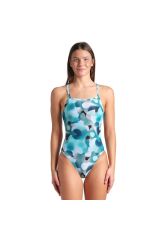 Camouflage Swimsuit Challenge Back Kadın Beyaz Yüzücü Mayosu 009065660 40