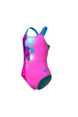 Girl's Dots Swimsuit Swim Pro Back Kız Çocuk Mayo 10-11 YAŞ