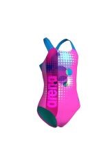 Girl's Dots Swimsuit Swim Pro Back Kız Çocuk Mayo 14-15 YAŞ