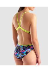 WOMEN'S MULTI CHAMELEONS SWIMSUIT LACE BACK