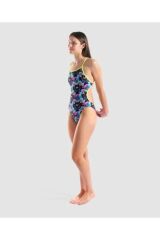 WOMEN'S MULTI CHAMELEONS SWIMSUIT LACE BACK