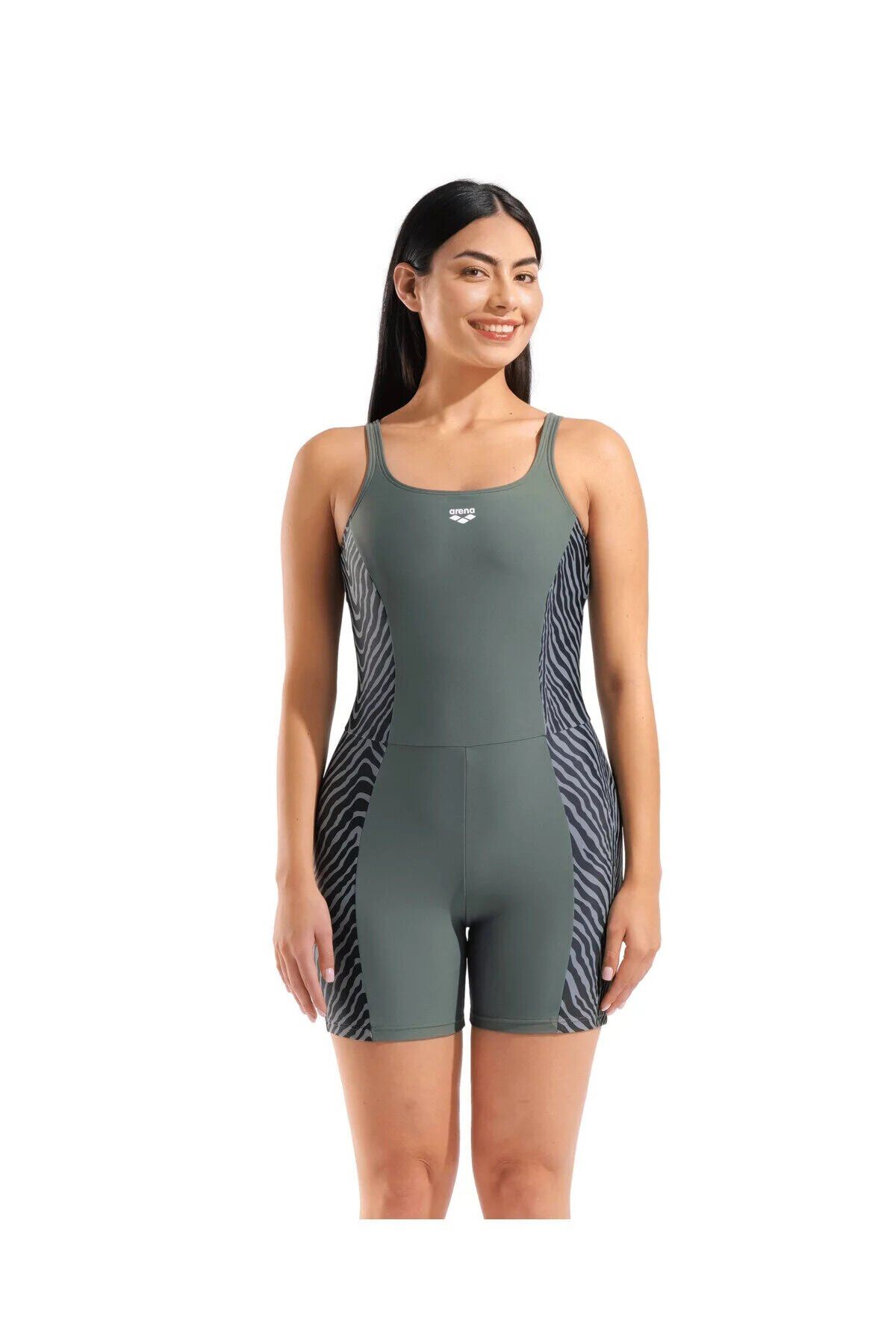 Woman Sleveless Slimkini Kadın Mayo S