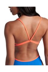 Womens Swimsuit Lace Back Solid Kadın Yücücü Mayosu 004651833 42