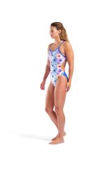 W BLURRED SWIMSUIT CHALLENGE BACK WHITE MULT 30