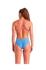 W Monogram Swimsuit Challenge Back Kadın Antrenman Mayosu 42
