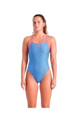 W Monogram Swimsuit Challenge Back Kadın Antrenman Mayosu 42