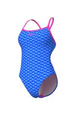 W Monogram Swimsuit Challenge Back Kadın Antrenman Mayosu 36