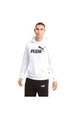 Essential Big Logo Hoodie Tr Erkek Beyaz Günlük Stil Sweatshirt 58668802