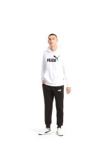 Essential Big Logo Hoodie Tr Erkek Beyaz Günlük Stil Sweatshirt 58668802