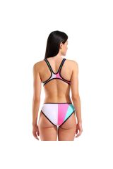 One Placement Swimsuit Tech Back Kadın Çok Renkli Yüzücü Mayo 010671505 40