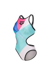 One Placement Swimsuit Tech Back Kadın Çok Renkli Yüzücü Mayo 010671505 34