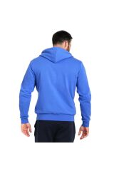 Team Hooded Panel Erkek Mavi Günlük Stil Ceket 004906800 S