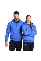 Team Hooded Panel Erkek Mavi Günlük Stil Ceket 004906800 S