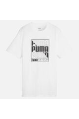 GRAPHICS PUMA Box Tee-PUMA White Erkek T-Shirt