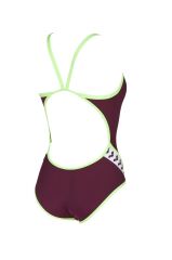 W TEAM STRIPE SUPER FLY BACK ONE PIECE