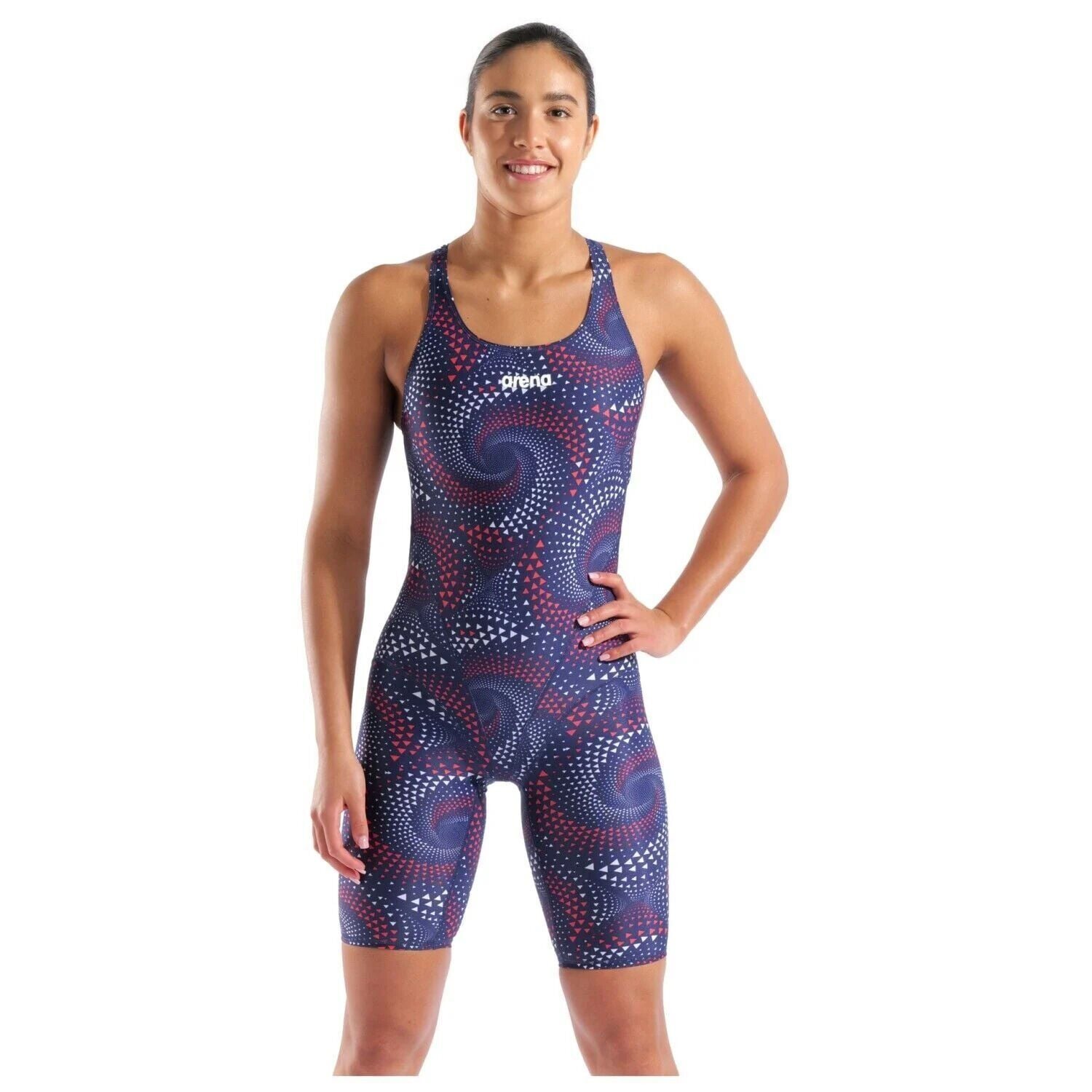 WOMEN'S ARENA PRINTED FULL BODY KADIN YÜZÜCÜ MAYOSU(F BEDEN)
