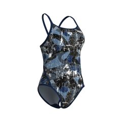 WOMEN'S ARENA SCRATCHED SWIMSUIT SUPER FLY BACK MULTI KADIN YÜZÜCÜ MAYOSU