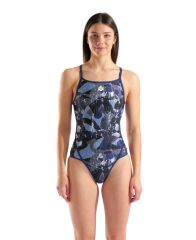 WOMEN'S ARENA SCRATCHED SWIMSUIT SUPER FLY BACK MULTI KADIN YÜZÜCÜ MAYOSU