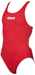 G SOLID SWIM TECH JR RED,WHITE