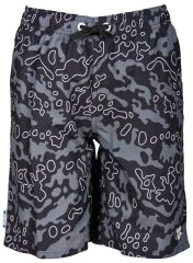 CAMOUFLAGE JR LONG BERMUDA ASPHALT,WHITE