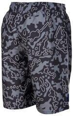 CAMOUFLAGE JR LONG BERMUDA ASPHALT,WHITE
