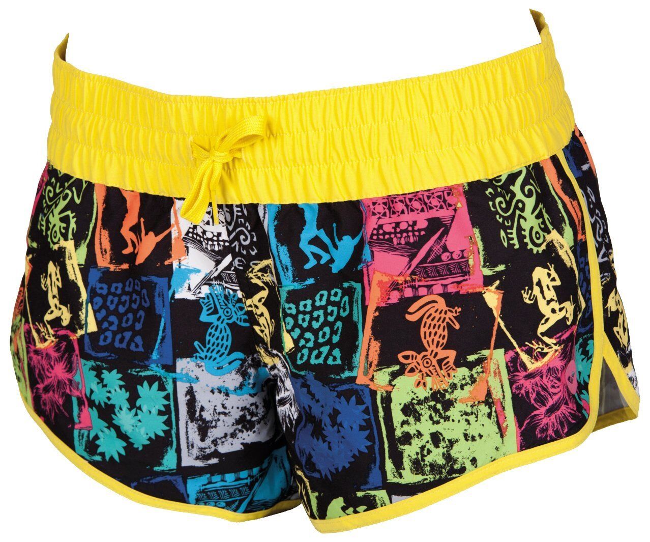 INDIOS SHORT BLACK,YELLOW_STAR