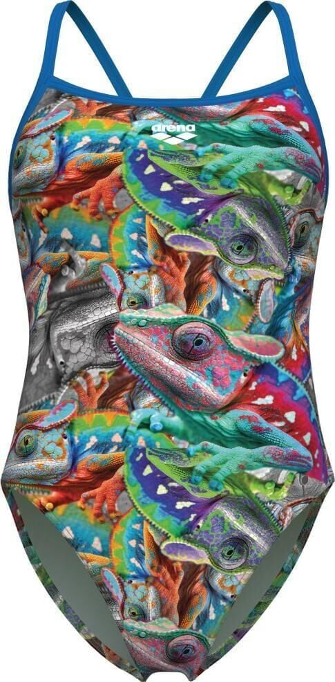 WOMEN'S ARENA IGUANAS SWIMSUIT CHALLENGE BACK KADIN YÜZÜCÜ MAYOSU(F BEDEN)