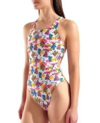 WOMEN'S ARENA DESERT SWIMSUIT SWIM TECH BACK KADIN YÜZÜCÜ MAYOSU(F BEDEN)
