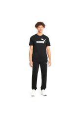Essential Logo Tee Erkek Siyah Günlük Stil Tişört 58666601