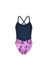 WOMEN'S ARENA ROSE TEXTURE SWIMSUIT XCROSS BACK KADIN YÜZÜCÜ MAYOSU