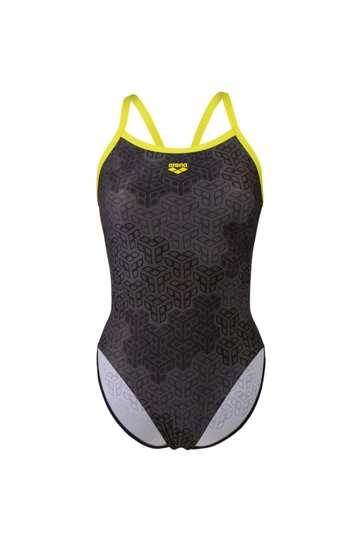 WOMEN'S ARENA CAMO KIKKO SWIMSUIT CHALLENGE BACK KADIN YÜZÜCÜ MAYOSU