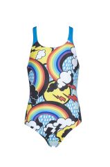 G RAINBOWS JR SWIM PRO BACK ONE PİECE ARENA KIZ ÇOCUK MAYO