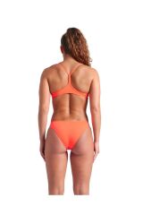WOMENS ARENA BIKINI BANDEAU SOLID/BRIGHT CORAL-PURPLE KADIN BİKİNİ TAKIMI 42