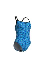 WOMEN'S ARENA POOLTILES SWIMSUIT KADIN YÜZÜCÜ MAYOSU