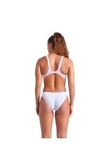 WOMEN'S ARENA ONE NEXT SWIMSUIT WHITE-SHOCKING PINK 34