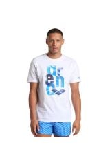 Water Prints Erkek Beyaz Günlük Stil T-Shirt 009406100 S