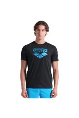 Water Prints Erkek Siyah Günlük Stil T-Shirt 009403500 M